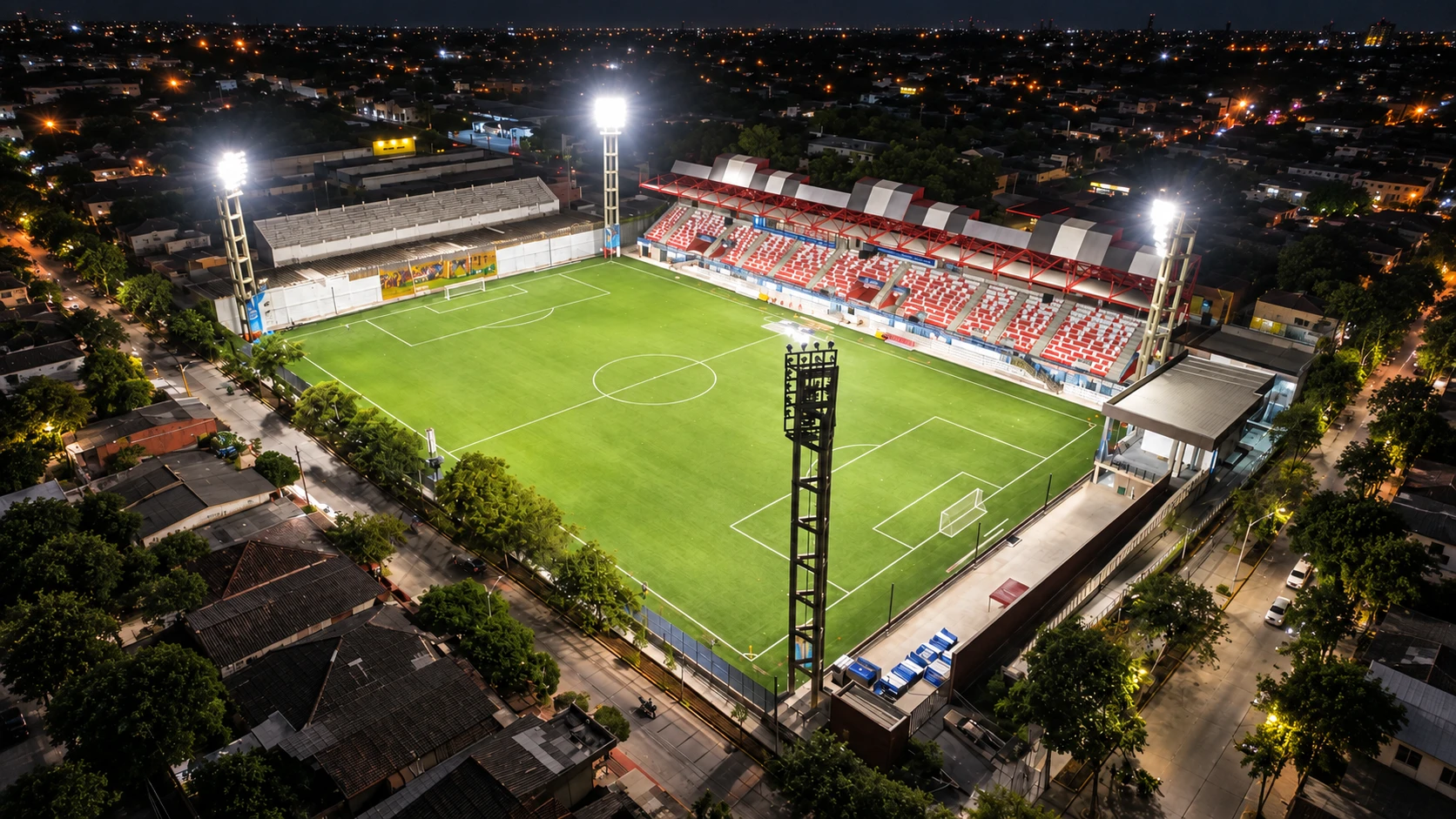 Estadio Moderno de Barranquilla; imagen ilustrativa retocada con IA
